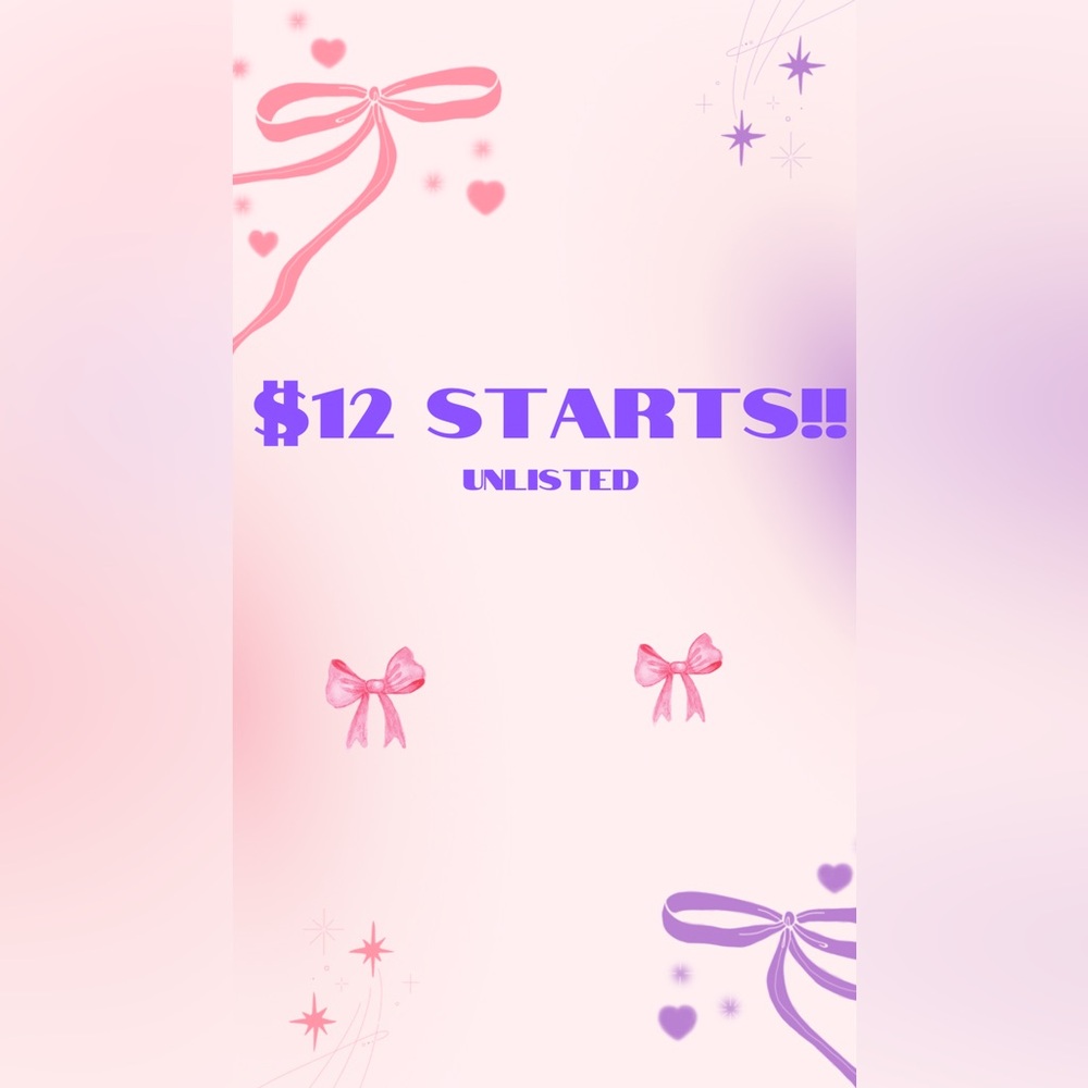 Live listing $12